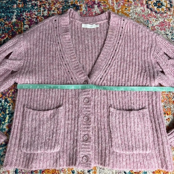 Jonathan Simkai Reagan Cardigan in Lilac Melange - Picture 13 of 16